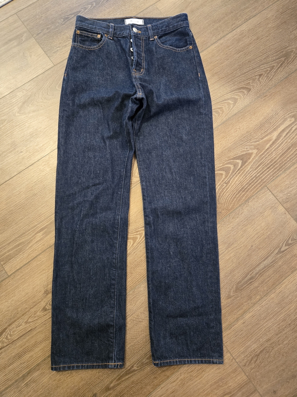 Madewell Dark Indigo Straight-Leg Women's Jeans